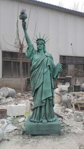 美国自由女神像雕像 欧洲名作雕塑 西方人物装饰品玻璃钢模型摆件
