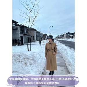 加拿大Aritzia 104927英伦风羊毛大衣风衣Wilfred Eleventh