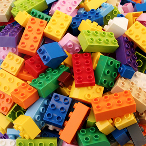 积木拼装玩具益智拼插塑料砖块散装幼儿园3-6周岁大颗粒积木称斤