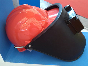 总代理正品蓝鹰电焊面罩头戴式面罩安全帽式可掀式电焊面罩6PA2