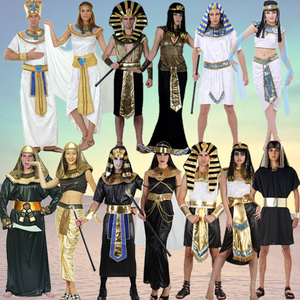 万圣节化妆舞会服装 成人cos埃及法老艳后衣服 尼罗河国王演出服