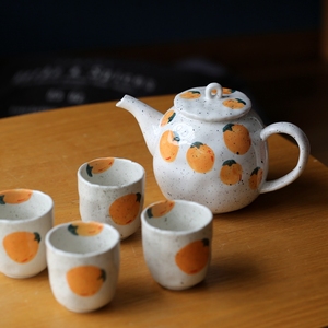 Fan home日式陶瓷茶壶套装家用冷开水壶大容量泡茶壶可爱茶具精致