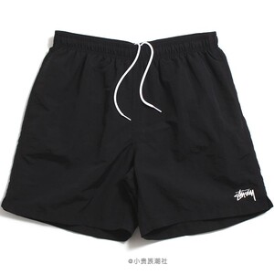 STUSSY STOCK WATER SHORT经典防水短裤男士运动休闲系带裤子女潮