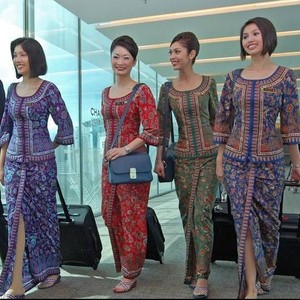 出租泰国娘惹服装东南亚民族服装出租赁新加坡马来西亚航空空姐服