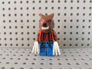 乐高 LEGO 怪物战士系列人仔 mof003 狼人 含夜光爪 9463