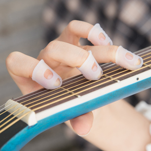 吉他指套配件尤克里里手指尖指头缠保护套左手防痛护儿童弹练按弦