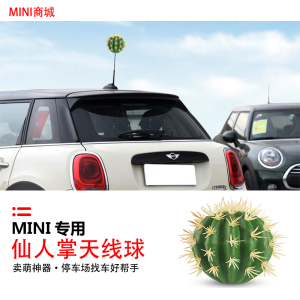 minicooper汽车天线仙人掌装饰球抖音同款天线球车外天线改装通用