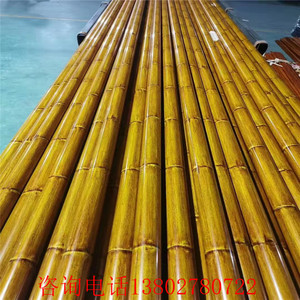 广东铝型材厂家转印铝竹节管护栏隔断竹纹铝圆管颜色规格厚度齐全