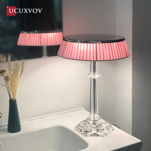 Ucuxvov 法式新古典别墅奢华水晶台灯卧室客厅书房欧式灯具床头灯