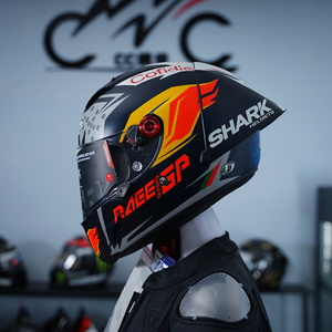 Shark Race-R Pro Gp Oliveira鲨鱼88号KTM车队碳纤维头盔大尾翼