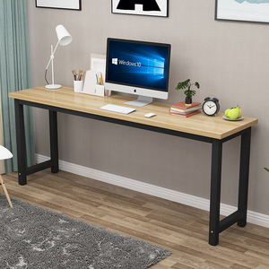 简易电脑桌书桌家用卧室书房办公学习写字桌长桌长条桌靠墙窄桌子