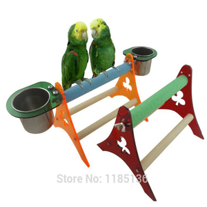 鹦鹉用品站架站杆玄凤灰机虎皮磨牙砂棒啃咬玩具鸟笼配件