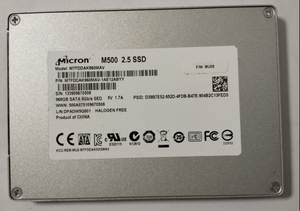 美光 M500 M600 1T 960G SATA 6G MLC 固态硬盘 SSD 零通电 6G2.5