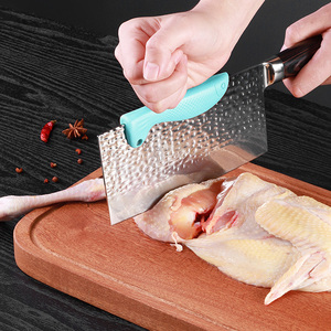 美厨硅胶拍刀器砍骨辅助器切菜护手器护指器刀背硅胶垫厨房小工具