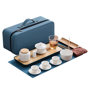 红茶茶艺教学茶具套组功夫盖碗套装茶艺师考试培训陶瓷旅行便携包