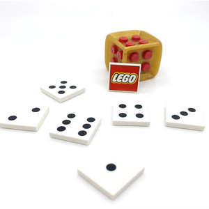 LEGO乐高 4648939 乐高标志积木玩具 拼砌包 桌游 数字金色骰子