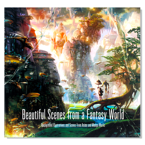 现货包邮 日英双语 幻想世界美丽场景插画绘画集Beautiful Scenes from a Fantasy World 日本原版
