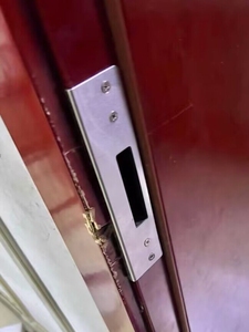 房门锁具锁体卧室加厚扣片木门锁修复锁槽挡板门框配件加长导向片