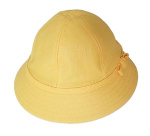 可爱幼稚园帽子 小黄帽 幼儿园小学生成人 黄色帽子 透气 小丸子
