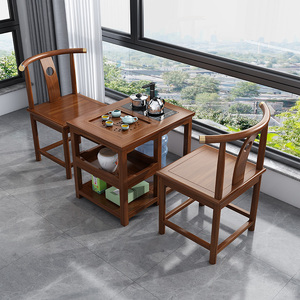 茶台茶桌椅组合茶几小型客厅家用简易阳台泡茶台新中式一体式新款