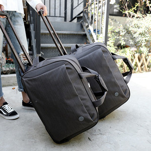 新款旅行拉杆包男女手提行李拉包静音轮旅游拉杆拖包商务行李包袋