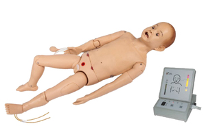 全功能五岁儿童高级模拟人 护理人及CPR急救 心肺复苏人体模型
