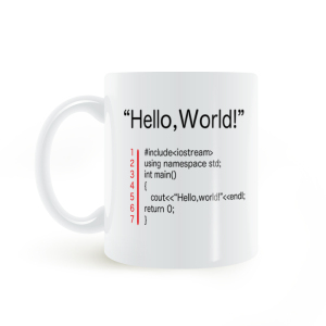 技术宅程序员Hello World MUG代码开发编程极客码农马克杯