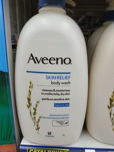 新西兰直邮包邮代购 Aveeno保湿霜沐浴露 舒缓干燥肌肤 1000毫升