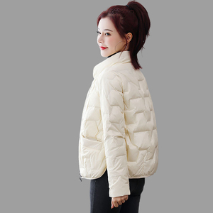 时尚棉衣女装2023韩版宽松显瘦矮个子轻薄羽绒服短装时尚冬季外套