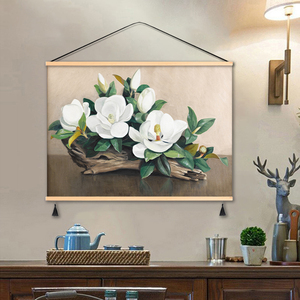 2022油画花卉唯美艺术写实客厅餐厅公寓墙画壁画挂画背景装饰画
