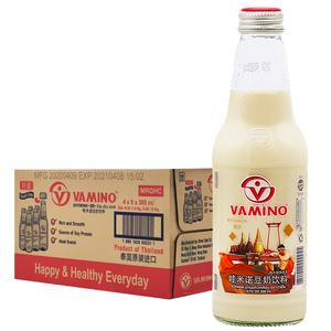 哇米诺VAMINO泰国豆奶 300ml*24瓶整箱正品新日期多省包邮