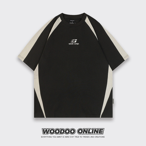 思诺当年 WOODOO 设计师品牌 美式复古简约中性 男女短袖T恤