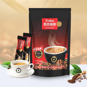 西贡咖啡醇香经典炭烧味180g越南原装进口3合1速溶咖啡粉10条袋装