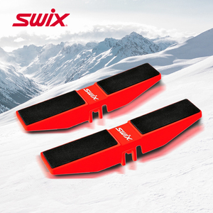 SWIX专业赛用滑雪板台钳双板转单板打蜡维修护理通用适配器一对装