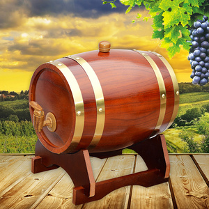 橡木酒桶葡萄酒白酒啤酒桶装小木桶木质家用红酒桶橡木桶酒桶