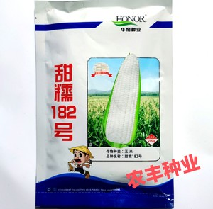 华耐甜糯182号甜糯玉米种子200g 国审 加甜糯特大穗好吃 杂交玉米