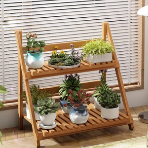 桌面花架置物架植物摆放架户外室内放话好看小巧的组合架子展示架