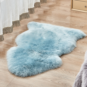 裘朴 纯羊毛地毯卧室床边地毯茶几地毯飘窗垫整张羊皮羊毛沙发垫