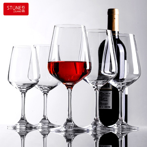 石岛创意欧式水晶红酒杯套装家用轻奢高脚杯醒酒器杯架葡萄酒杯具