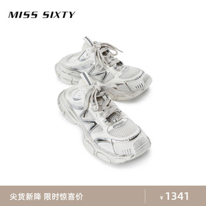 Miss Sixty2024春季新款运动鞋女包头半拖鞋设计做旧风格懒人鞋