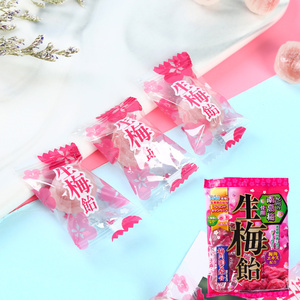 日本进口理本ribon梅子味糖生梅饴夹心糖果硬糖结婚糖果喜糖零食