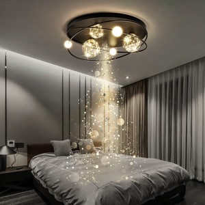 卧室灯2024年新款简约现代主卧房间灯创意满天星轻奢北欧吸顶灯具