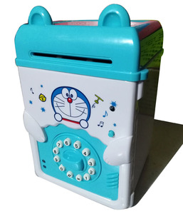 儿童卡通密码保险柜玩具 自动存取款储蓄罐存钱罐密码箱迷你ATM机