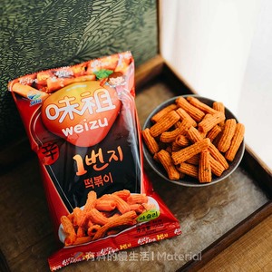 韩国进口九日牌香酥甜辣炒年糕条味祖小吃网红膨化零食