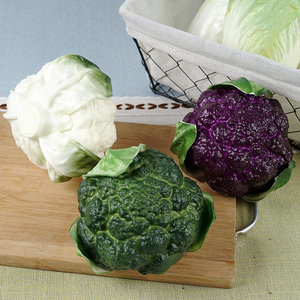 促销仿真蔬菜西兰花菜花模型道具家具橱柜冰箱样品台装饰摆件拍摄