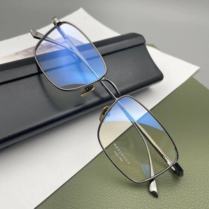 MASUNAGA增永眼镜LEX日本手工眼镜架简洁纯钛全框近视方框