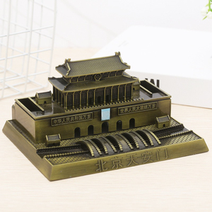 北京天安门模型摆件 金属材质免安装 中国特色旅游纪念品故宫建筑