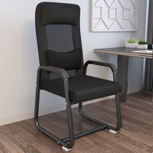 办公用登子办公椅弓形架办公椅不带轮办公椅承重300斤胖子电脑椅