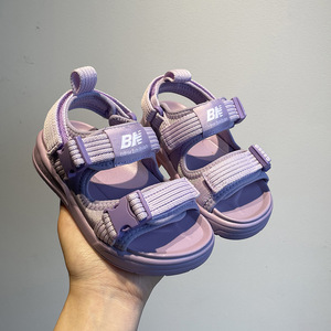女童沙滩鞋2024年夏季新款男童凉鞋韩版童鞋nb儿童宝宝运动凉鞋子