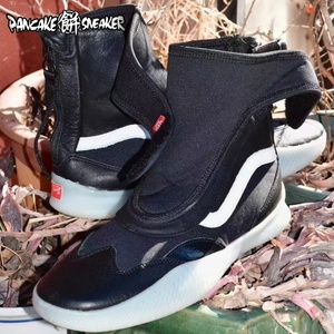 Vans Vault Boot Skoot LX 冲浪鞋黑白高帮男女鞋魔术贴懒人板鞋